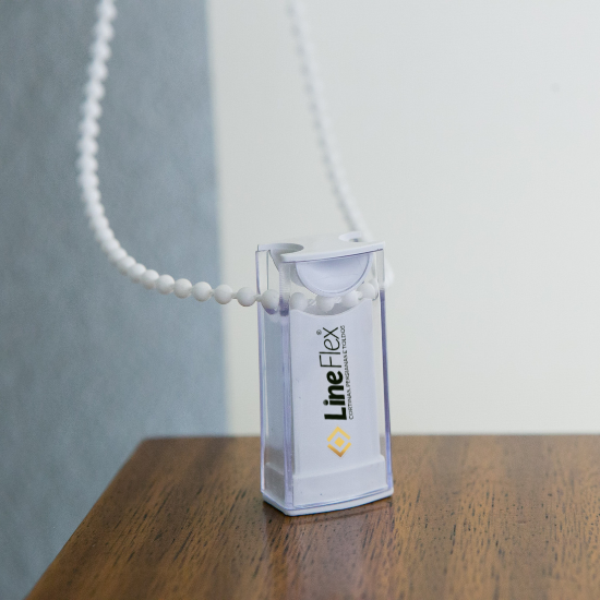 acabamento das cortinas e persianas Line Flex